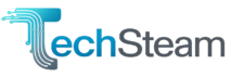 This is a site logo on which TechSteam is written.